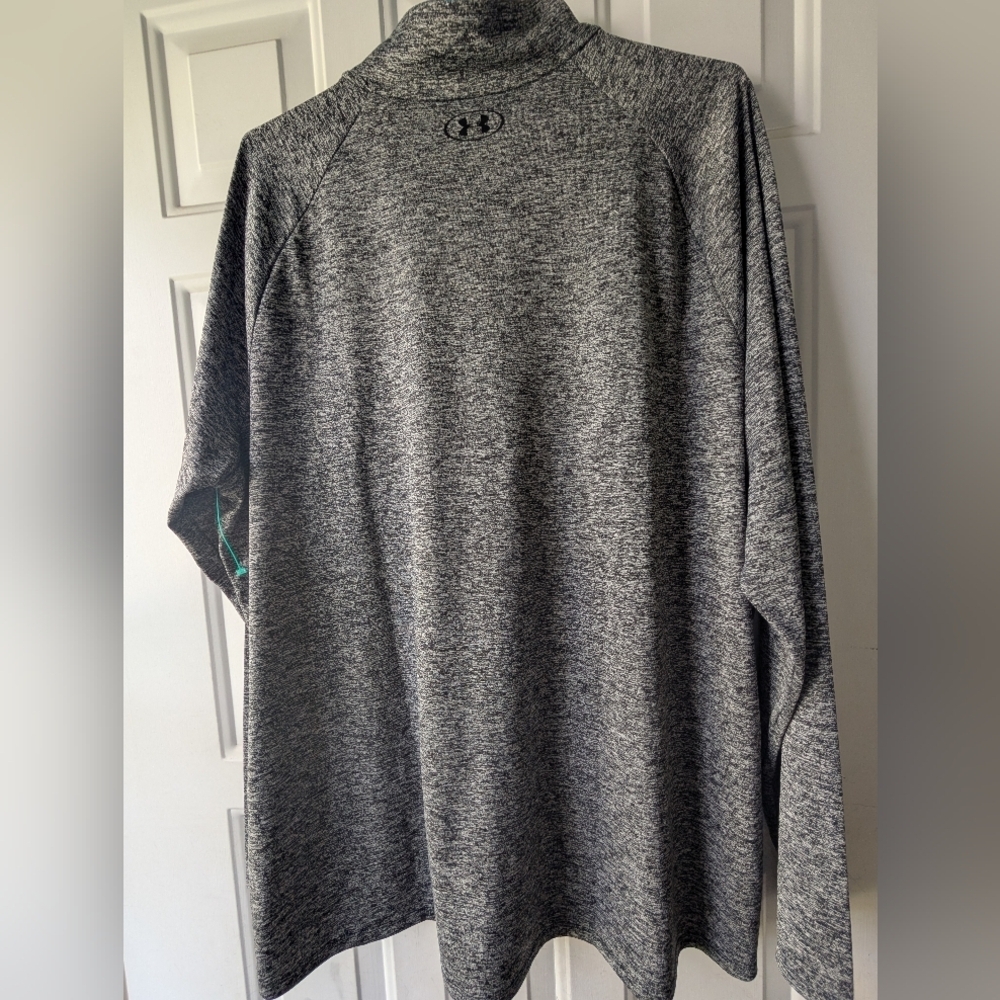 Under Armour Gray Quarter-Zip Pullover - Picture 3 of 5